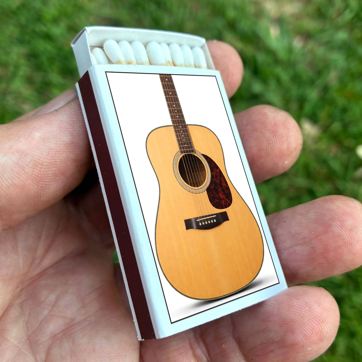 Matches • Acoustic Guitar • Home Decor for Candles &amp; Incense