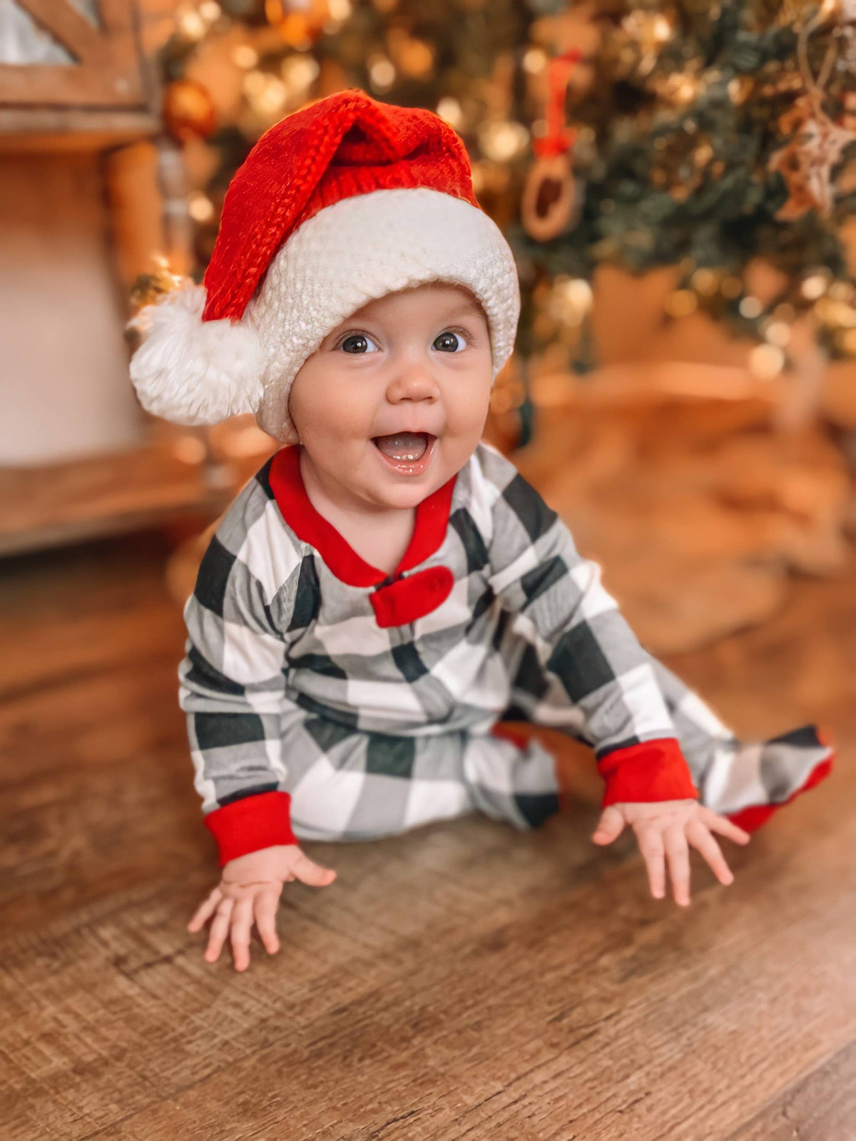 Santa Red Sparkle Stocking Hat