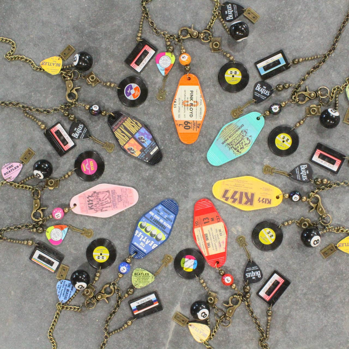 I Love Rock N Roll Charm&#39;d Necklace