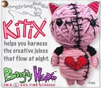 Kitix String Doll Keychain