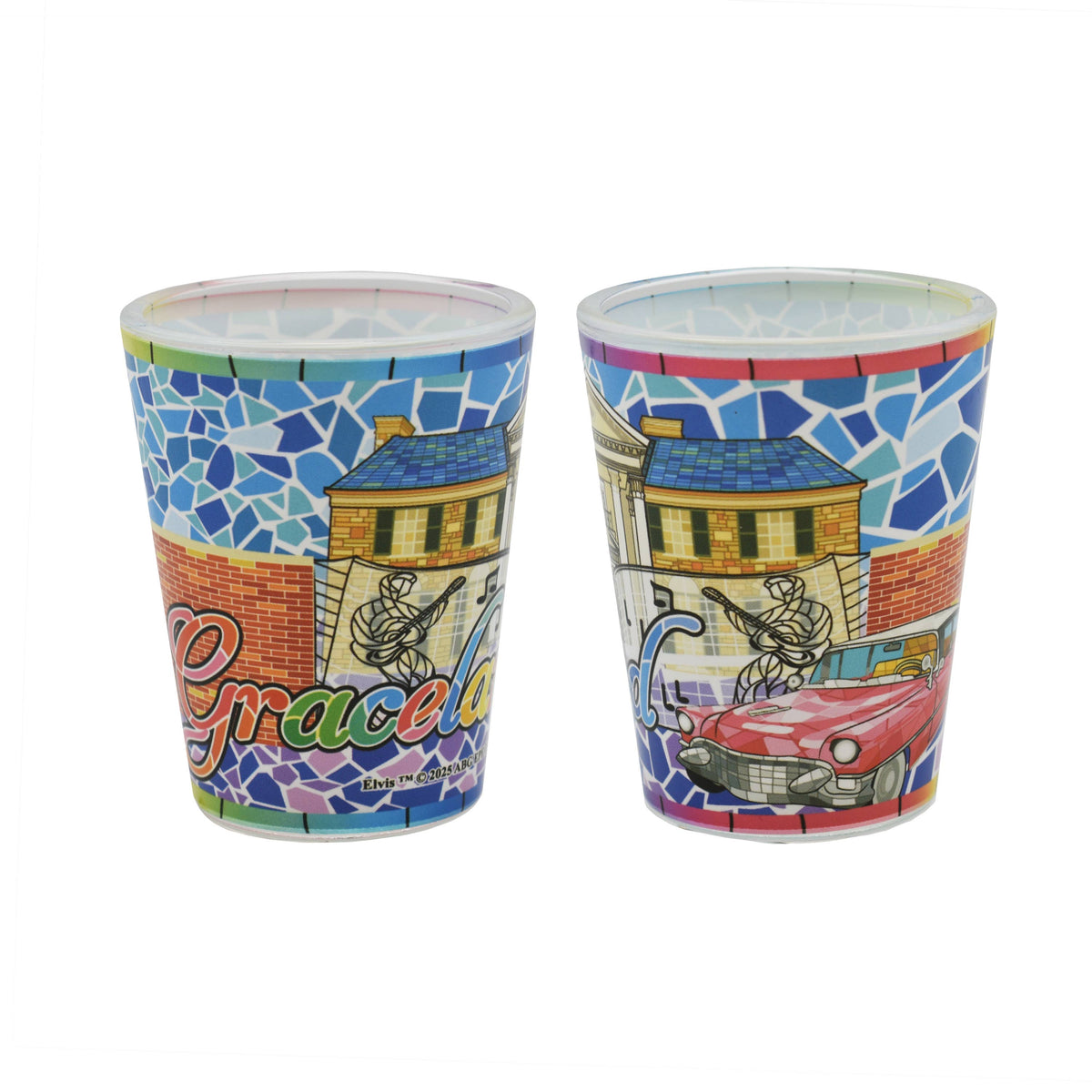 Elvis Shot Glass - Mosaic Graceland