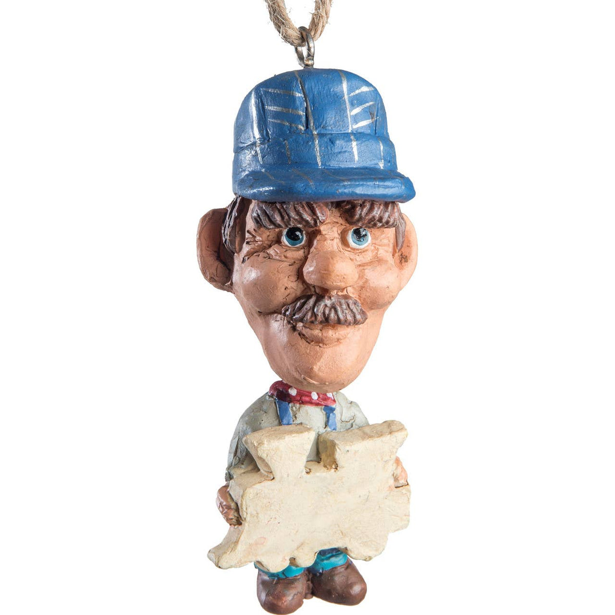 Train Conductor Ornament by Bert Anderson