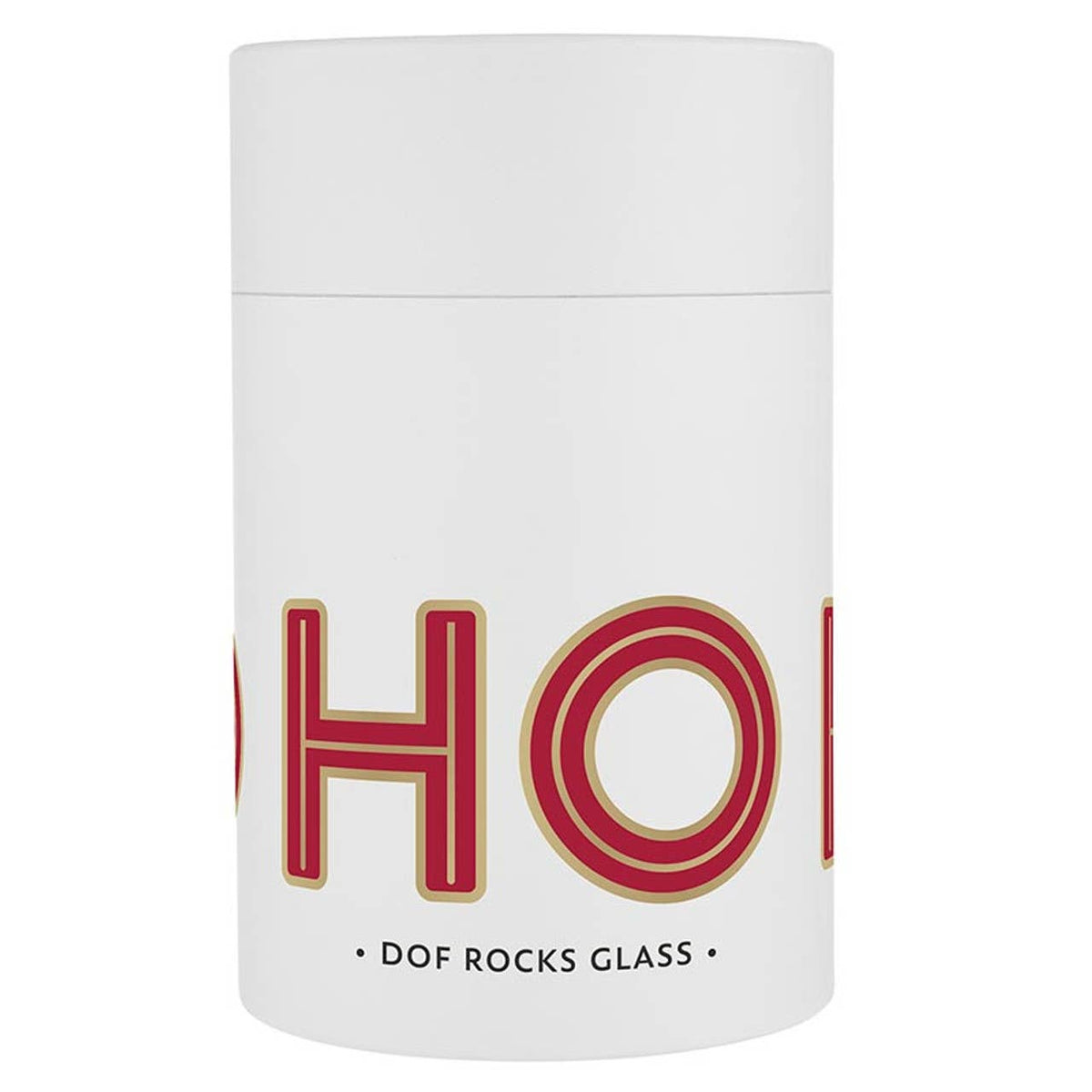 DOF Rocks Glass - Ho Ho Ho: Hand Wash Only / Glass