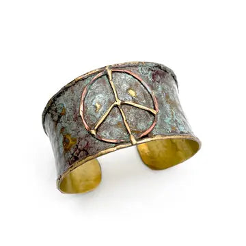 Copper Patina Cuff Bracelet