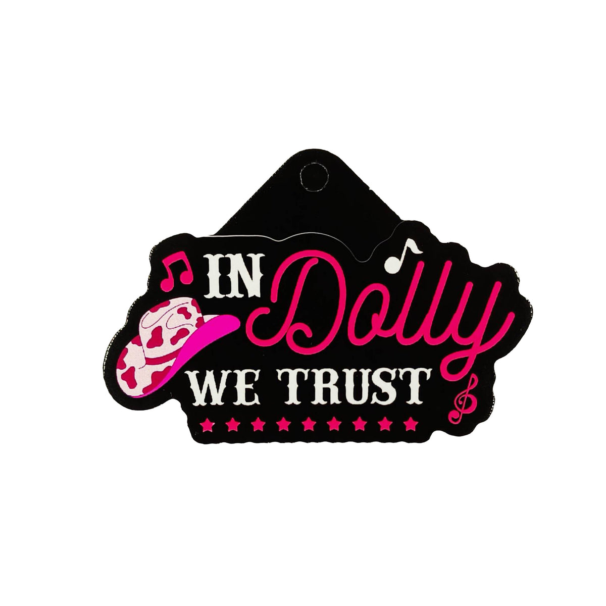 Sticker Mini - In Dolly We Trust