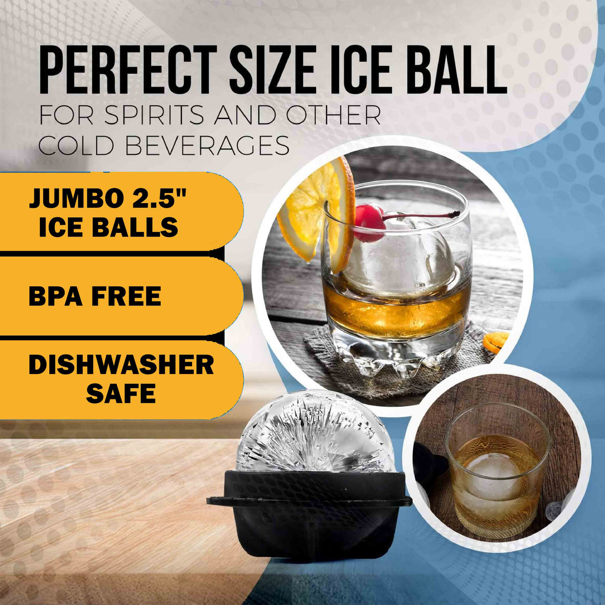 Foghat Ice Ball Mold