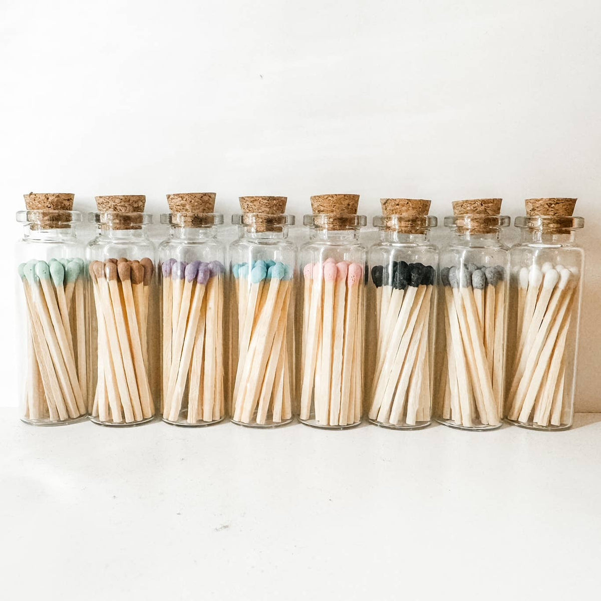 Fancy Safety Matches in Glass Vial -