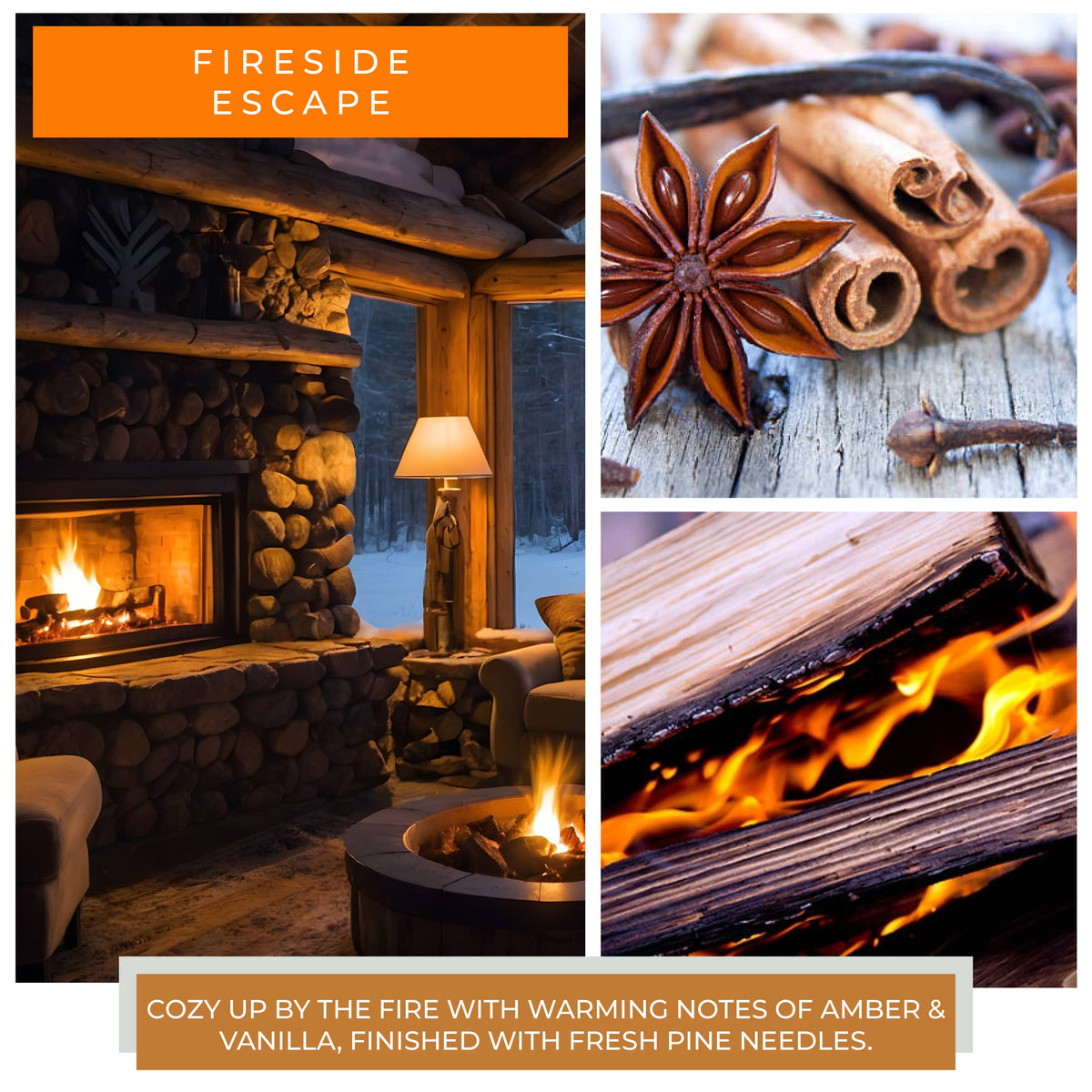 Fireside Escape KOTL Papa Candle (34oz.) - Fireside Escape
