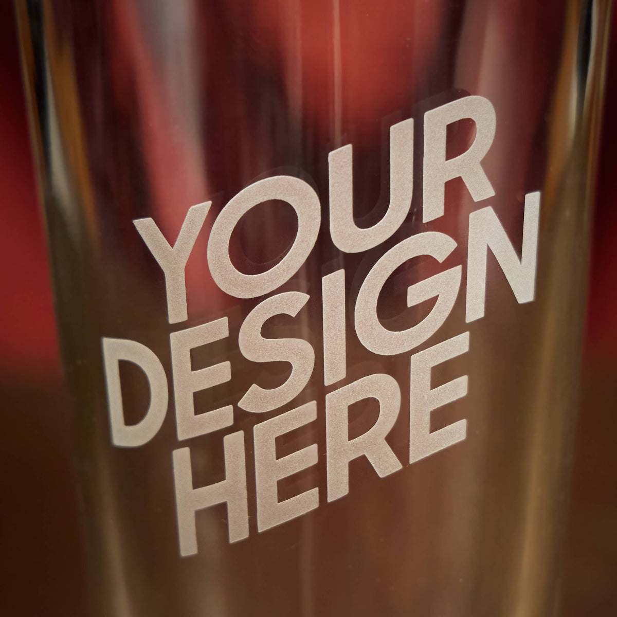 Memphis Pint Glass – Premium Deep Etched Glassware