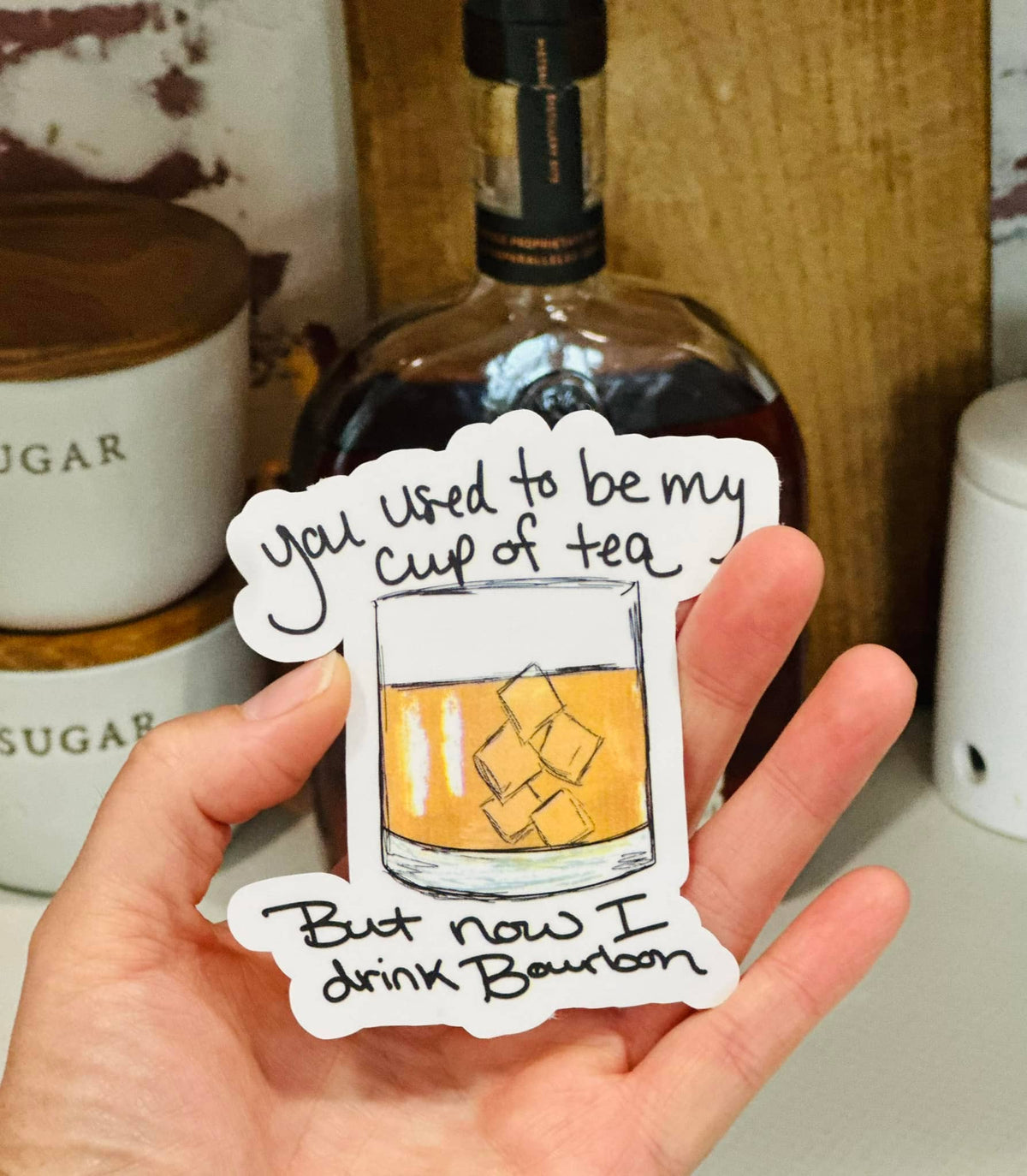 "You used to be my cup of tea"   Vinyl Stickers