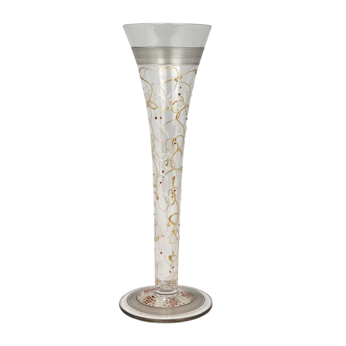 Celebration Streamers Hollow Flute Glasses
