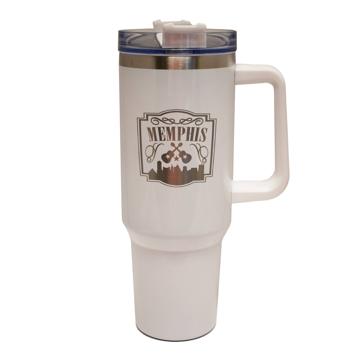Memphis 40oz Tumbler - White