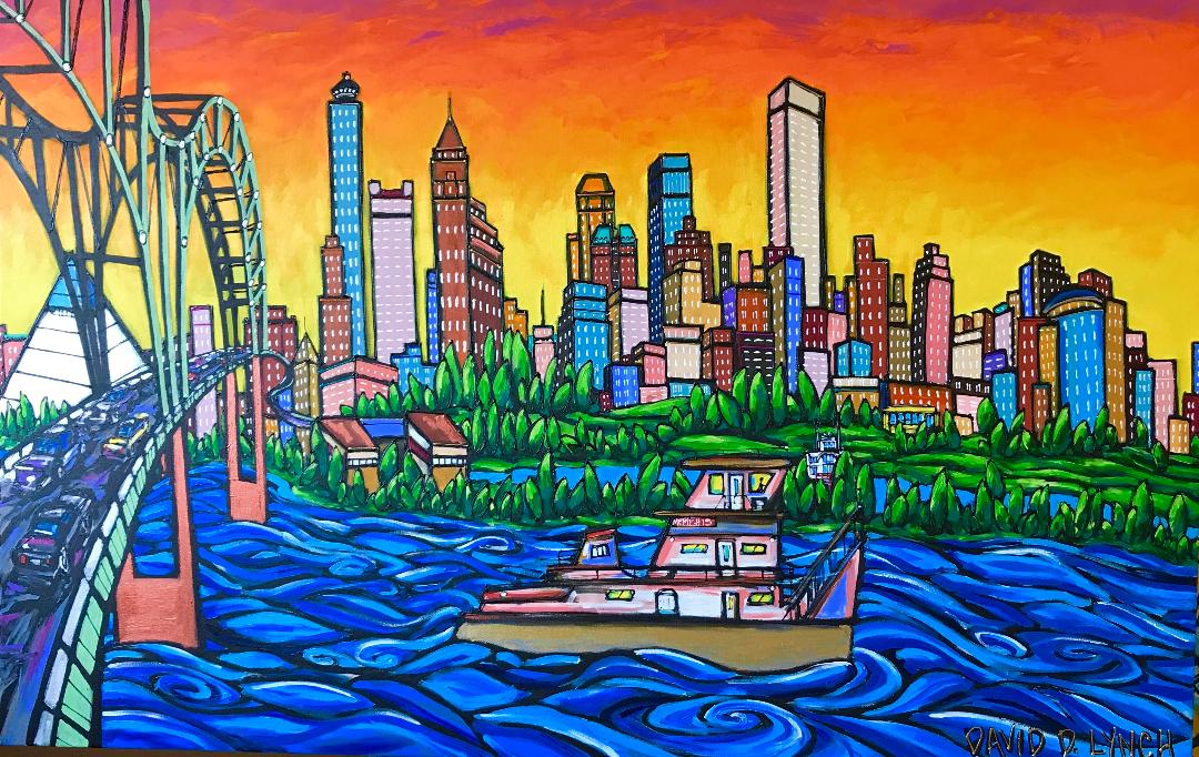 Print "Bluff City Morning" by Local Artist David Lynch