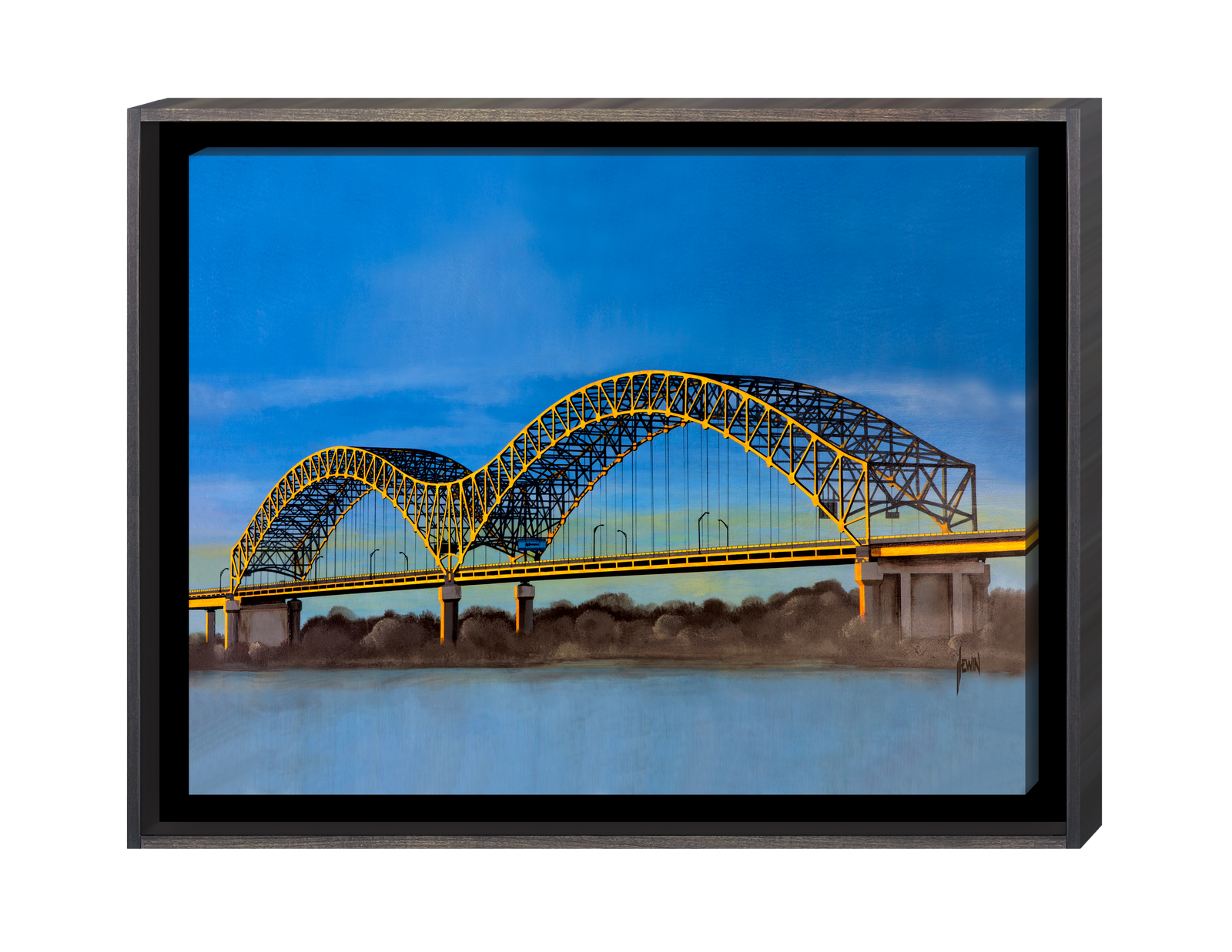 Memphis Bridge #3- Artwork by Jeremy Lewin, a local Memphis artist