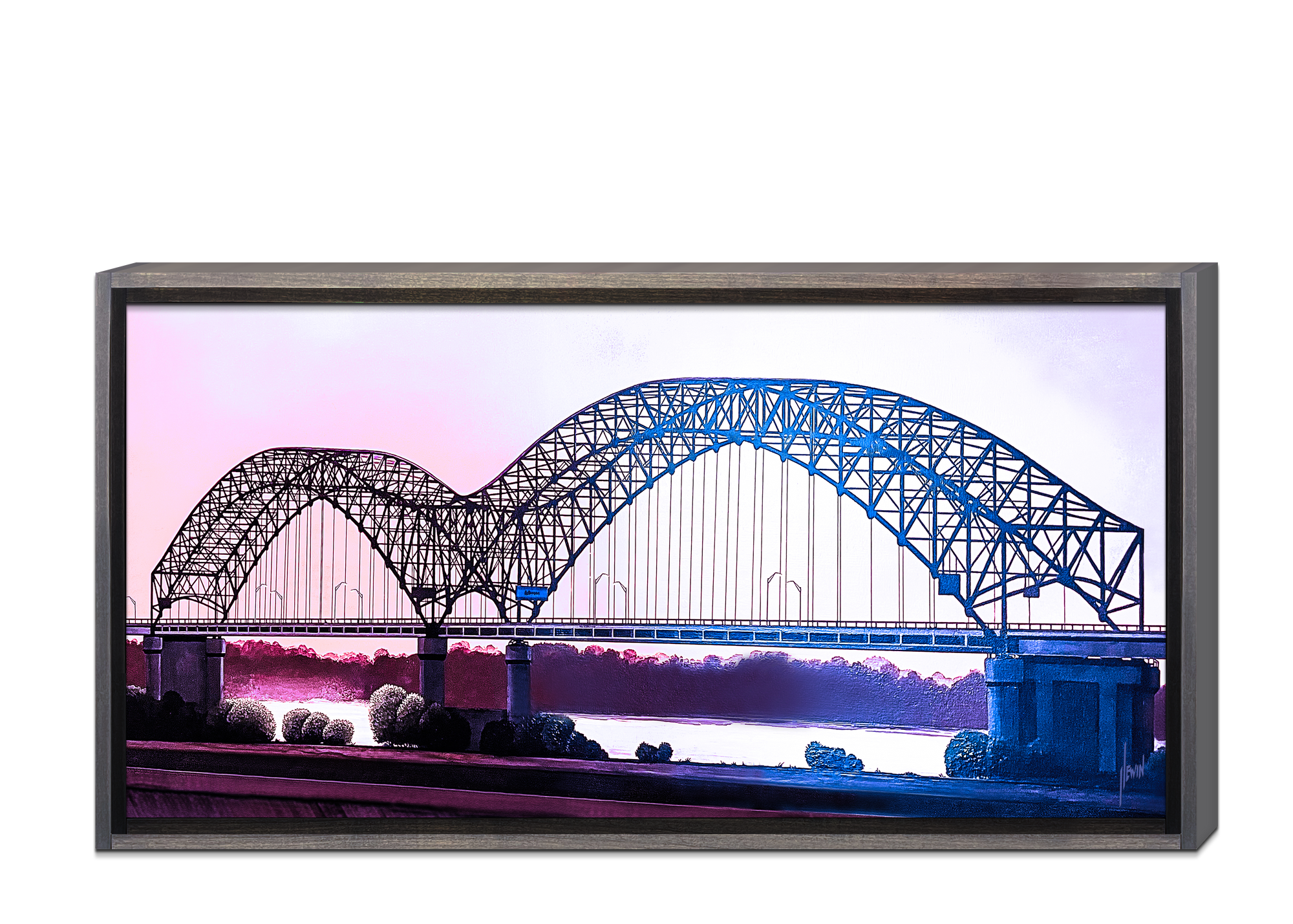 Memphis Bridge #1- Artwork by Jeremy Lewin, a local Memphis artist