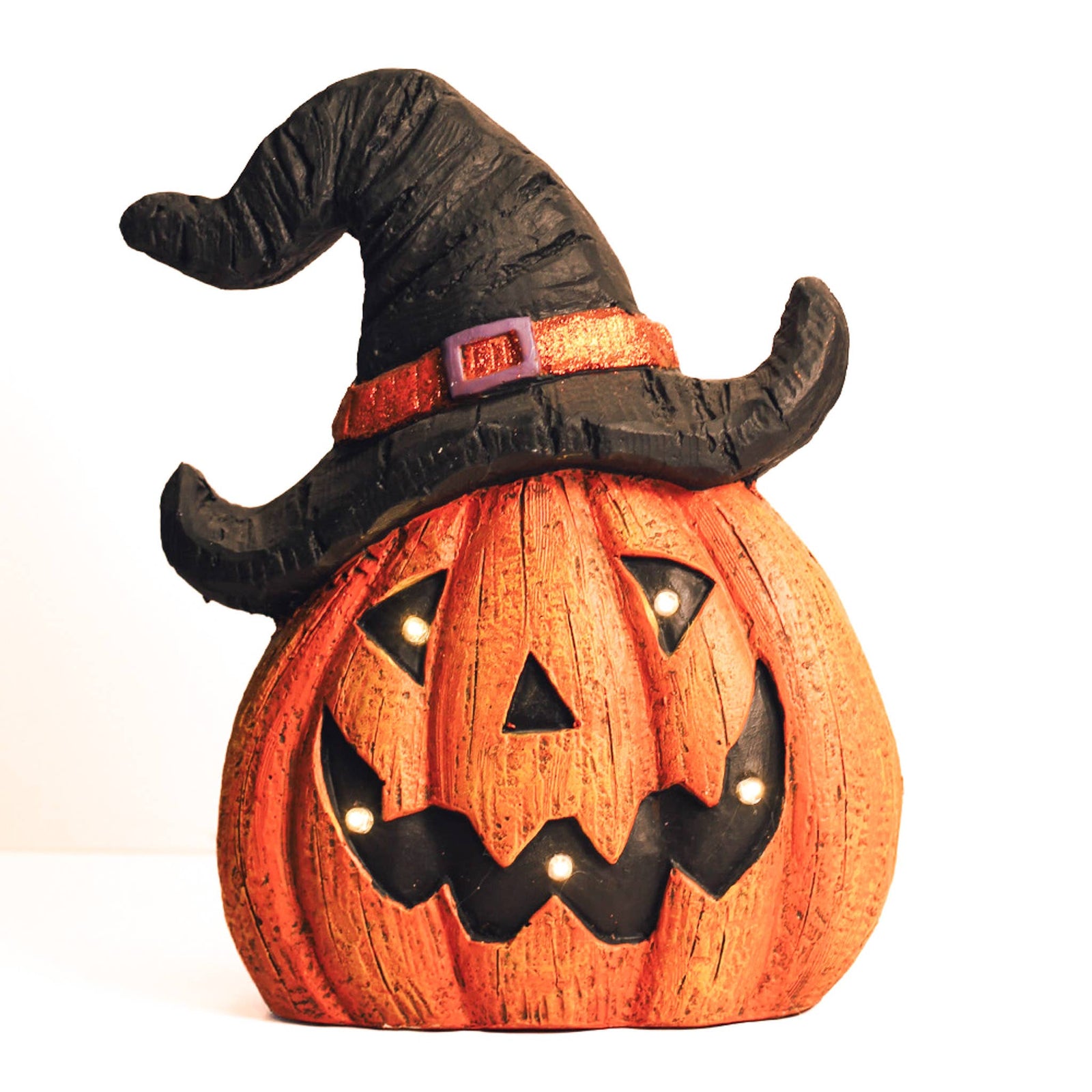 Witch Pumpkin LED Light – Halloween Home Decor Gift