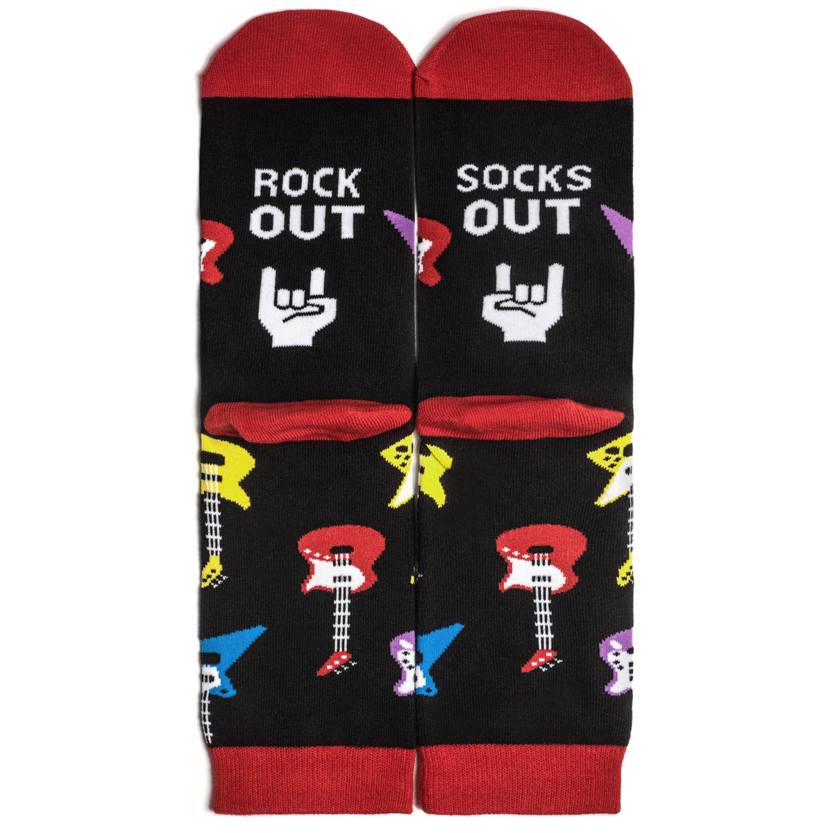 Rock Out Socks Out Guitar Socks