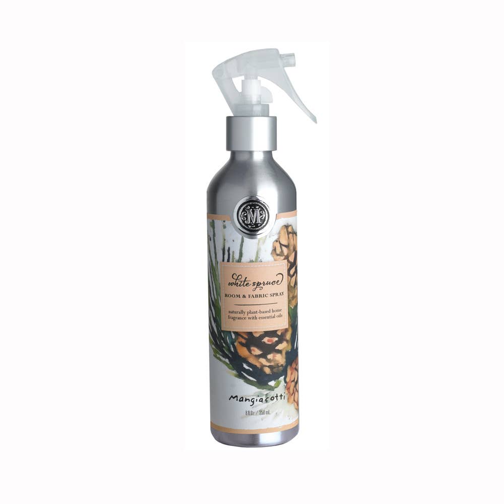 White Spruce Room &amp; Fabric Spray 8 Oz. Mangiacotti Christmas
