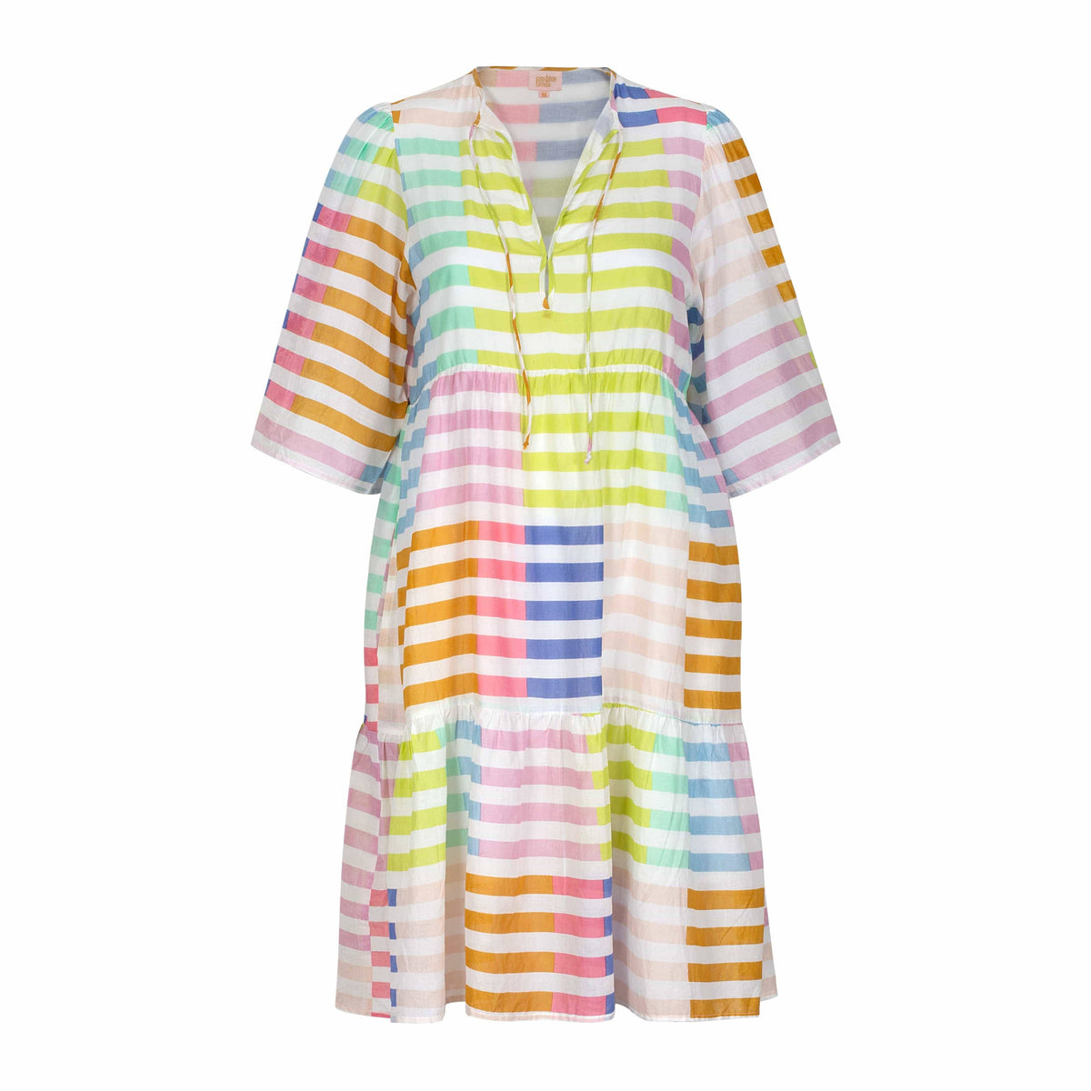 Colorful Stripe Bondi Dress: M