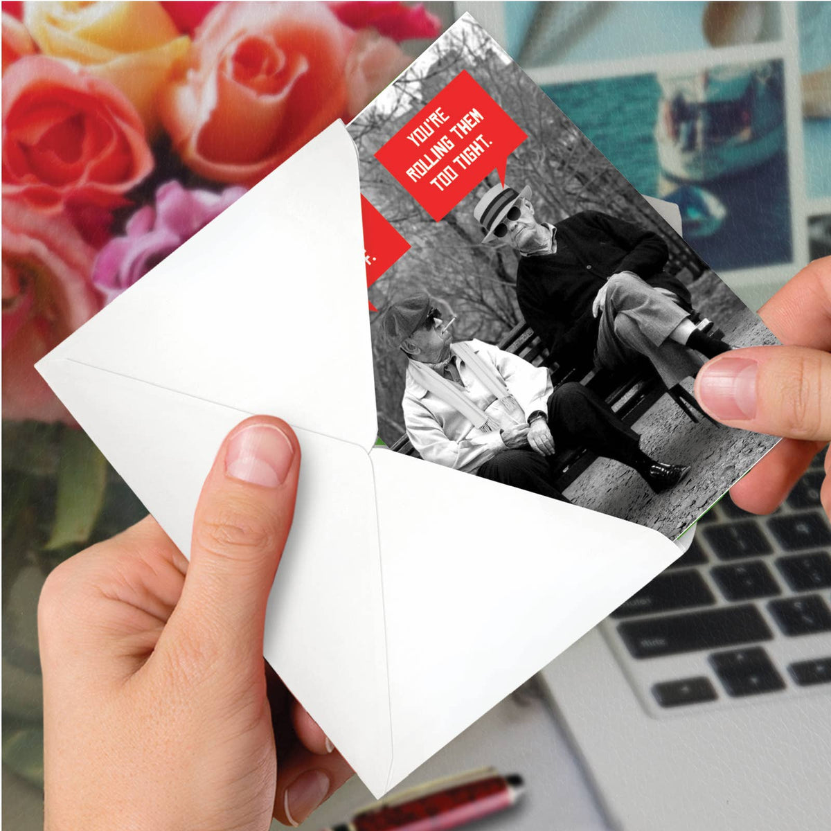 Men Stiff Joints Funny Birthday Greeting Card