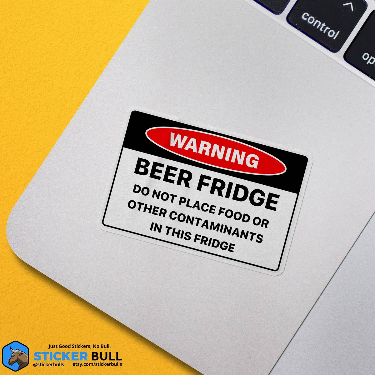 Beer Fridge Stickers, Beer Stickers, Funny Warning Sticker, Meme Sticker, Waterproof Vinyl Sticker For Waterbottle, Laptop and Refrigerator