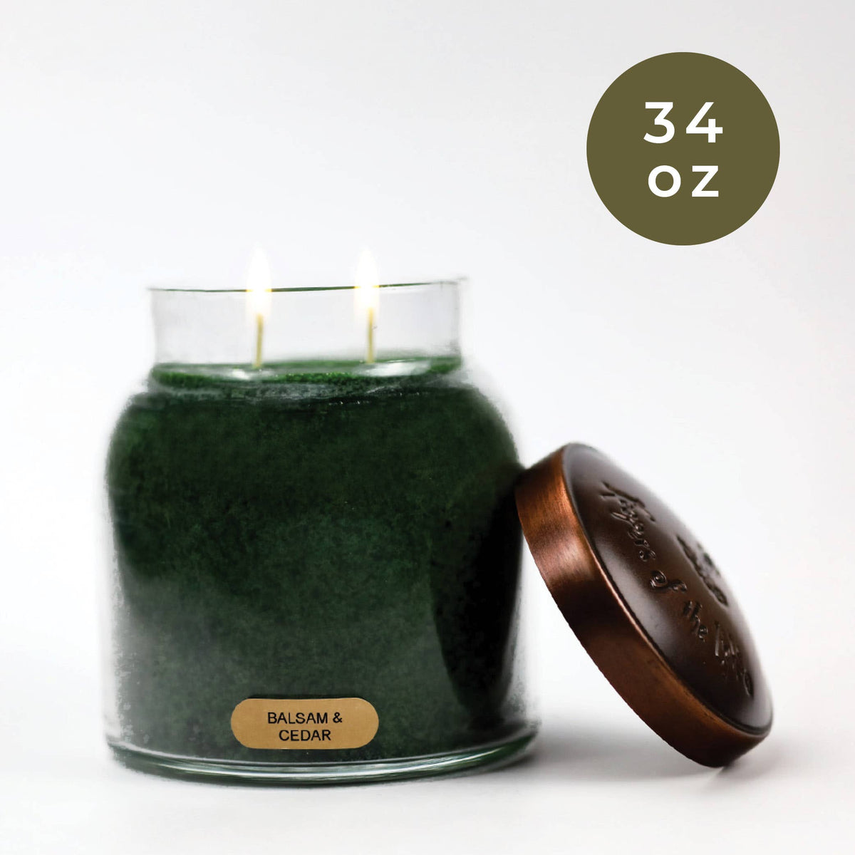 Balsam &amp; Cedar KOTL Papa Candle (34oz.) – Balsam &amp; Cedar