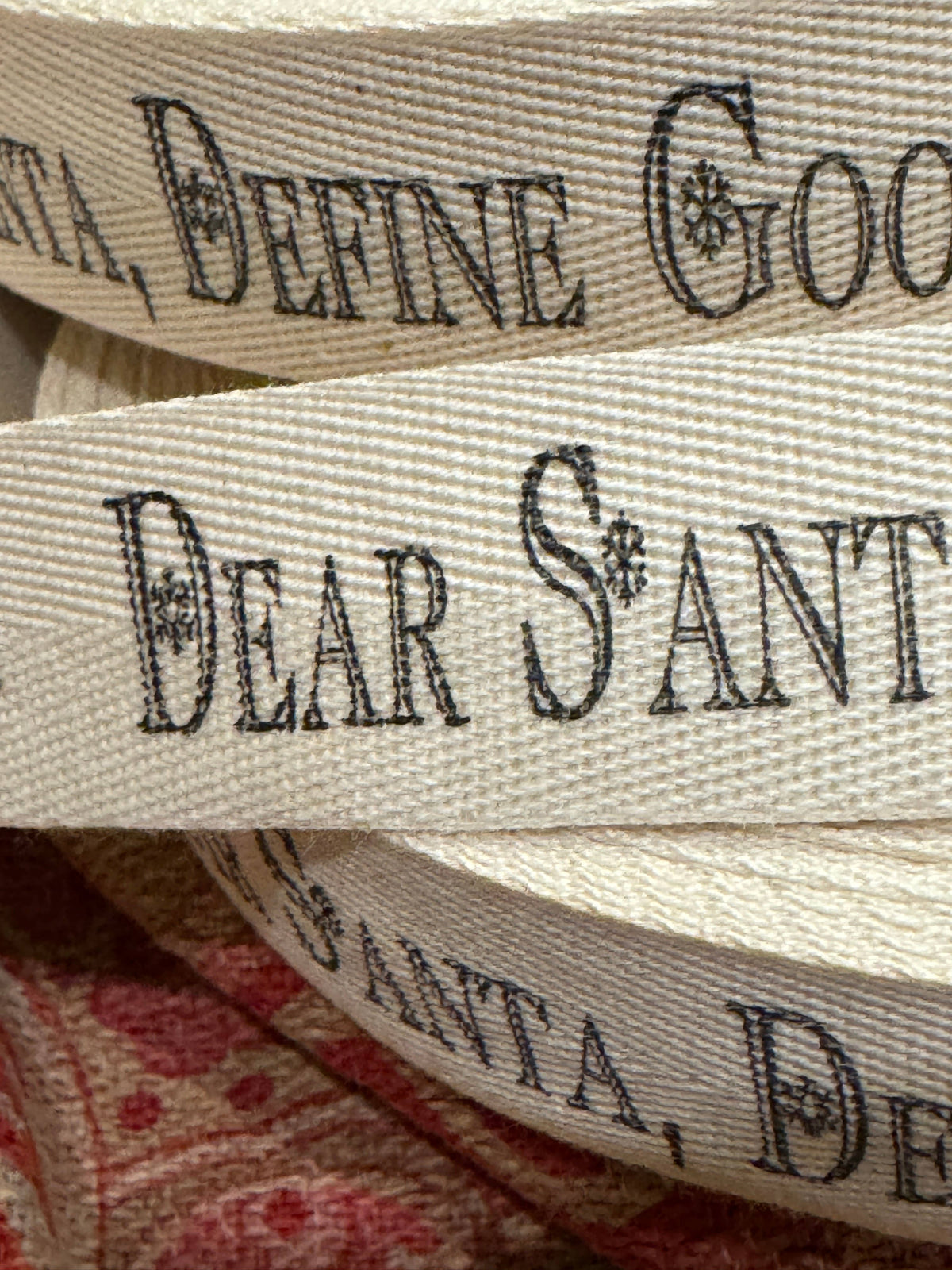 Dear Santa, I've Been Good ~ Dear Santa, Define Good Ribbon