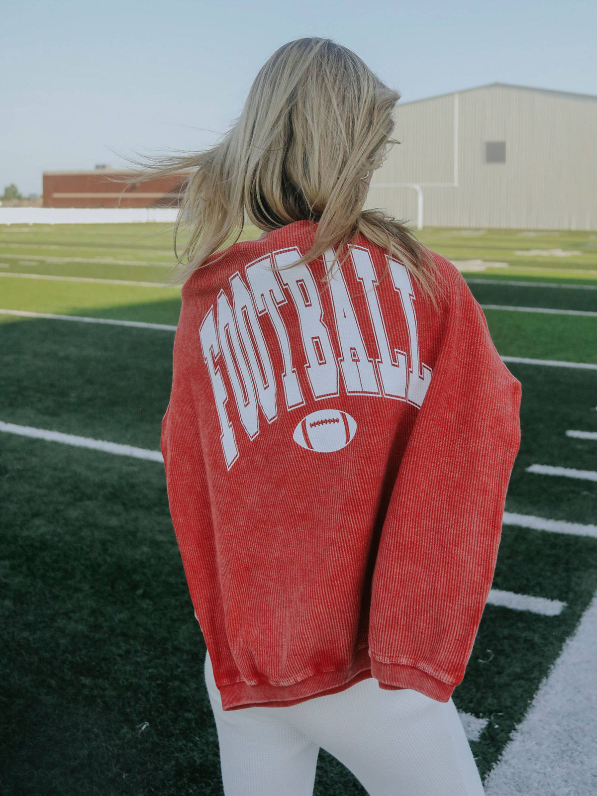 Football Corded Sweatshirt