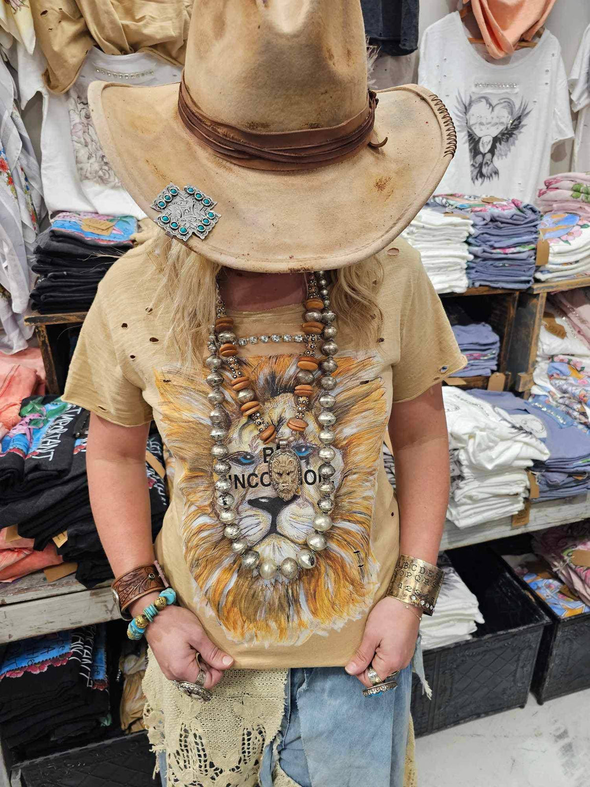 Be Uncommon Hand Distressed Shirt: