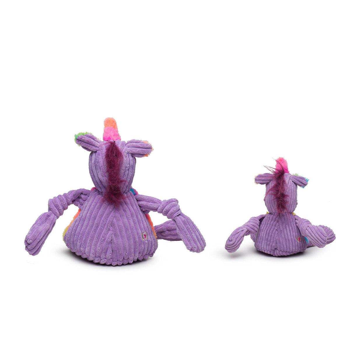 Rainbow Pride Unicorn Knottie® Plush Dog Toy: Large