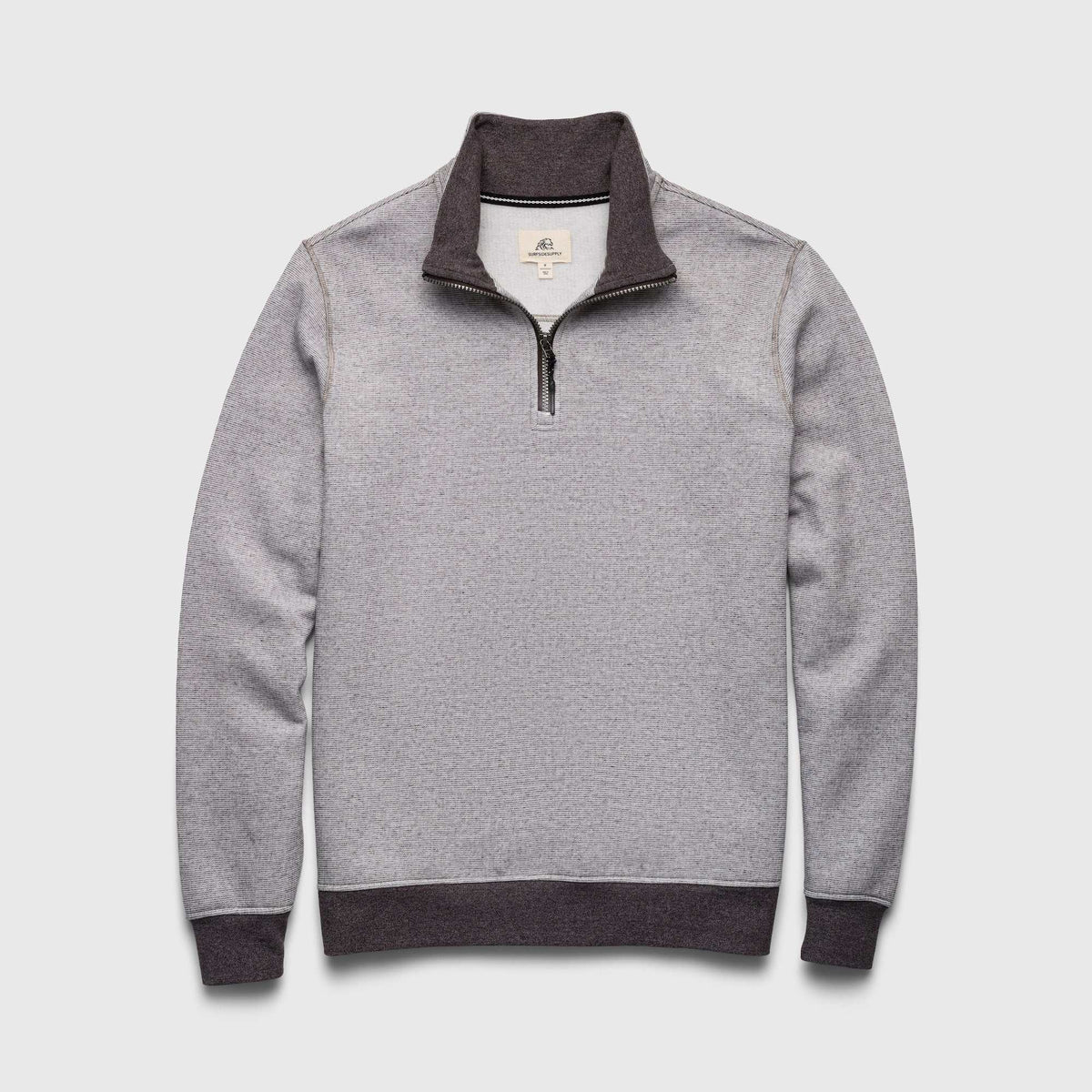 Bobby Fleece Quarter Zip - Black Combo: Gray / Black Combo / Medium
