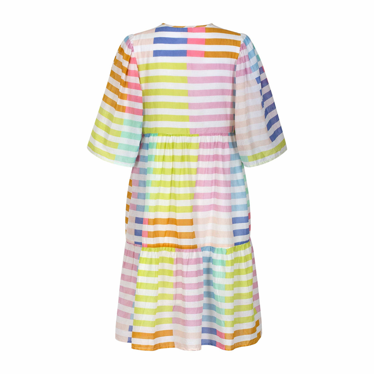 Colorful Stripe Bondi Dress: M