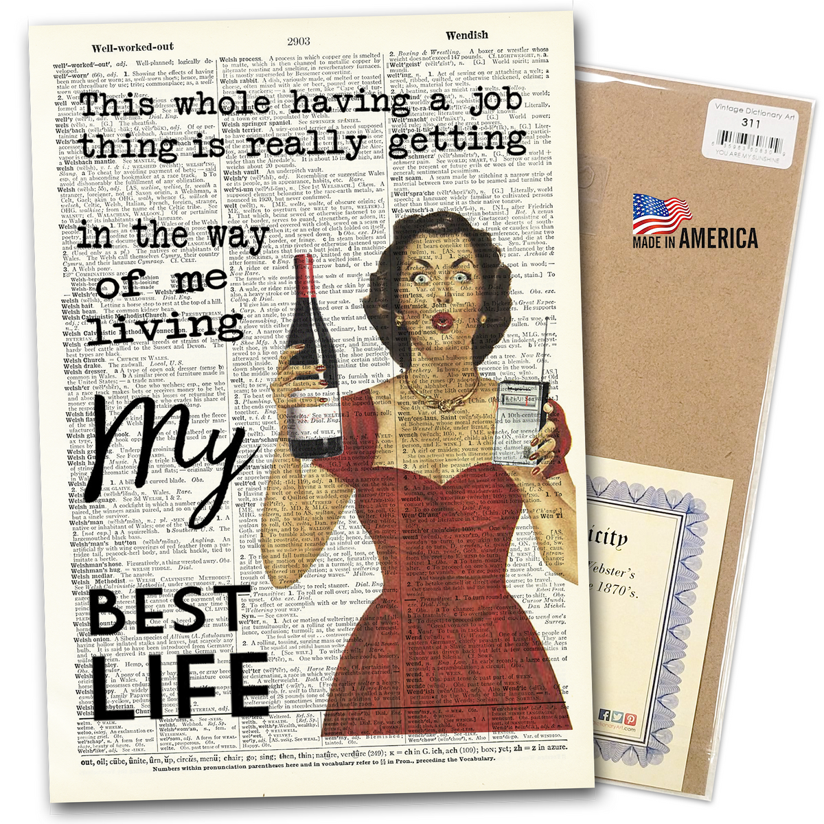 Art | Dictionary Page | Vintage | Best life