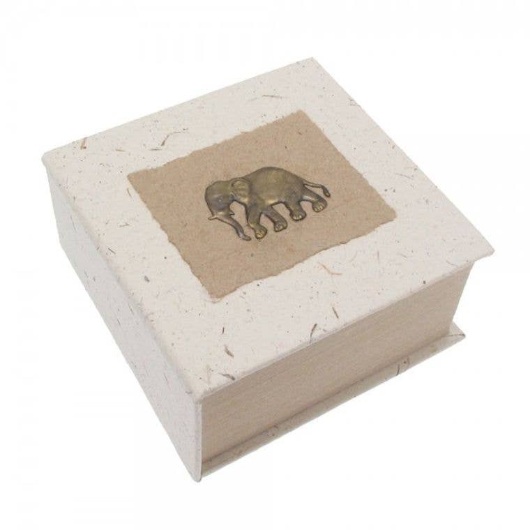 Handmade Elephant Dung Paper Note Cube