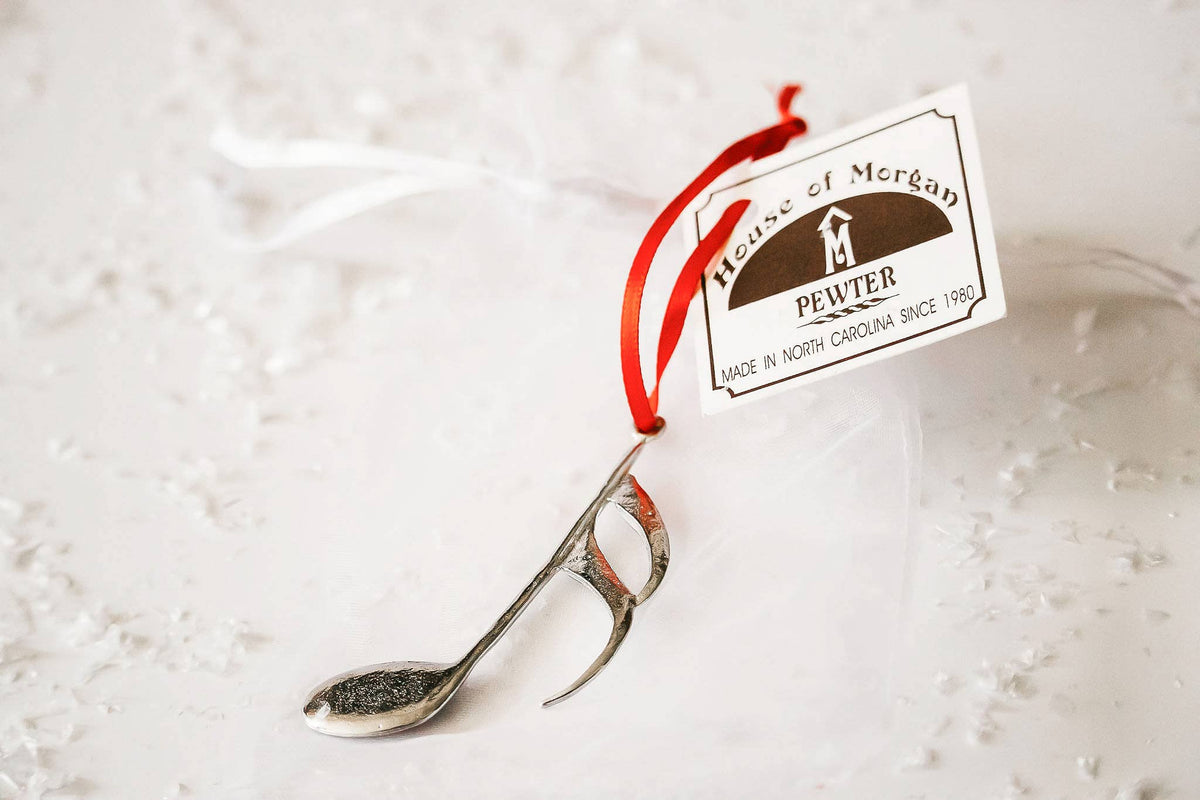 Handmade Music Christmas Ornament - Sixteenth Note