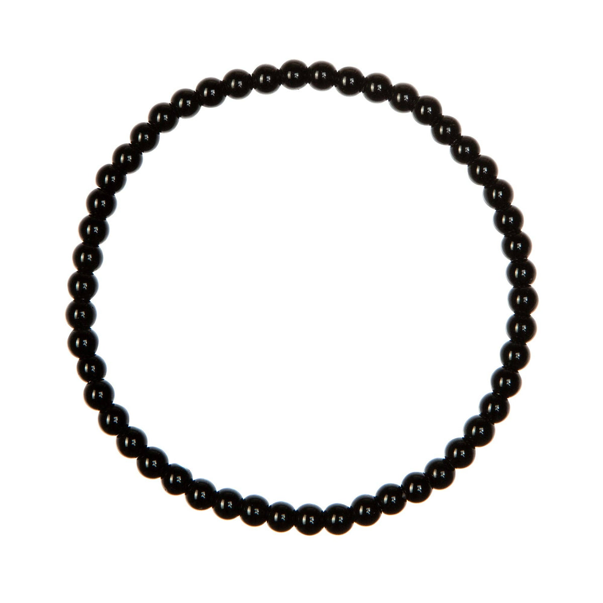 Black Onyx Stretch Stone Bracelet