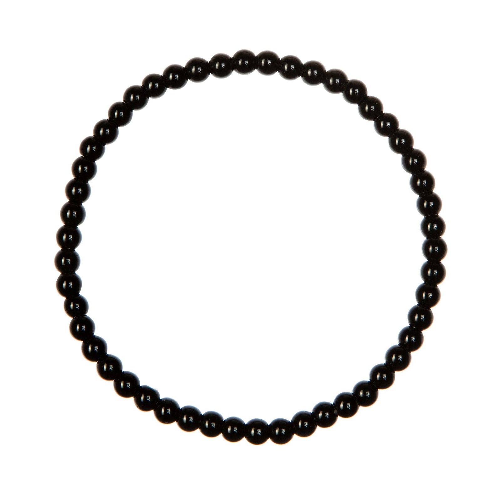 Black Onyx Stretch Stone Bracelet