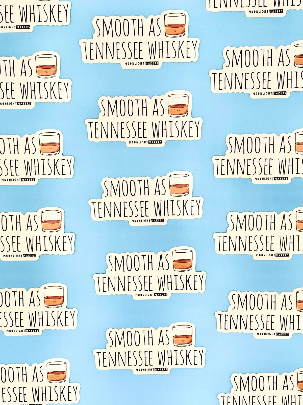 Smooth As Tennessee Whiskey - Stickers - CLOSEOUT SALE