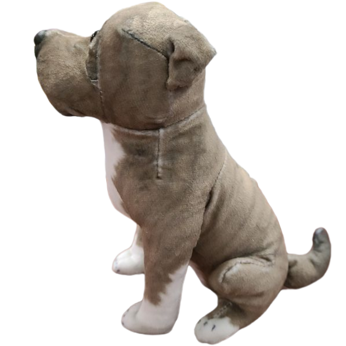 Canned Pit Bull with Barking Sound Rescue Dog Plush Animal Pop Top Feelin Memphis LLC