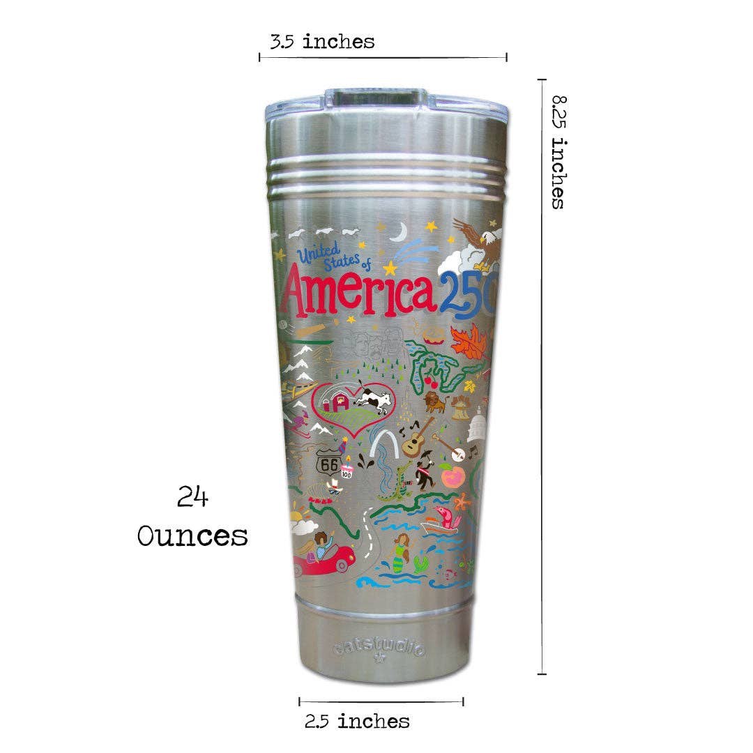 America 250 Thermal Tumbler