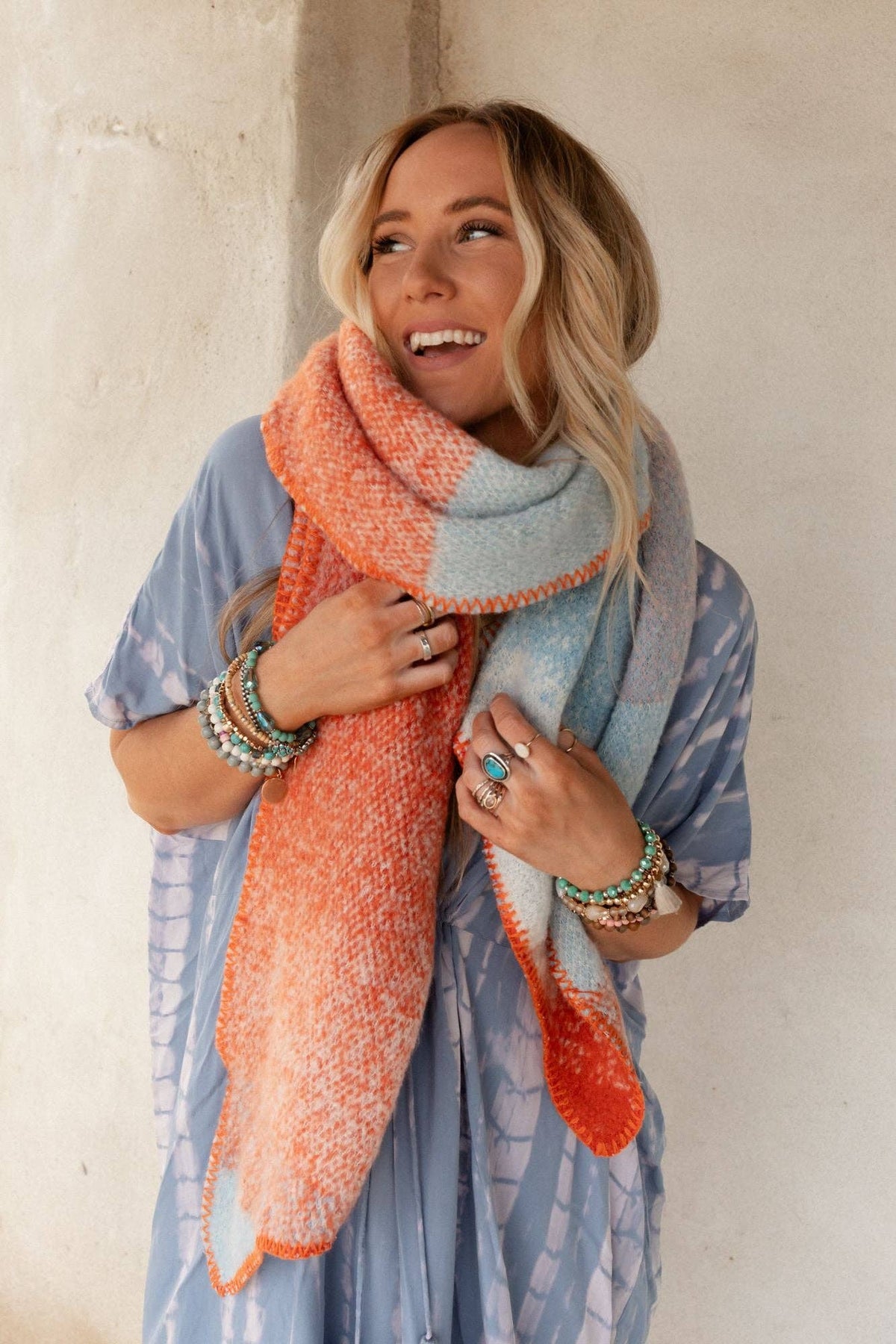 Autumn Days Multi Colored Scarf