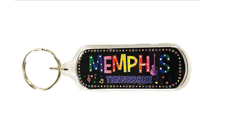 Memphis Keychain