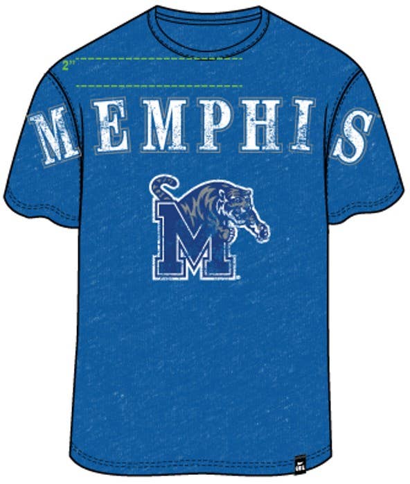 Memphis Southern Split OS Band Tee