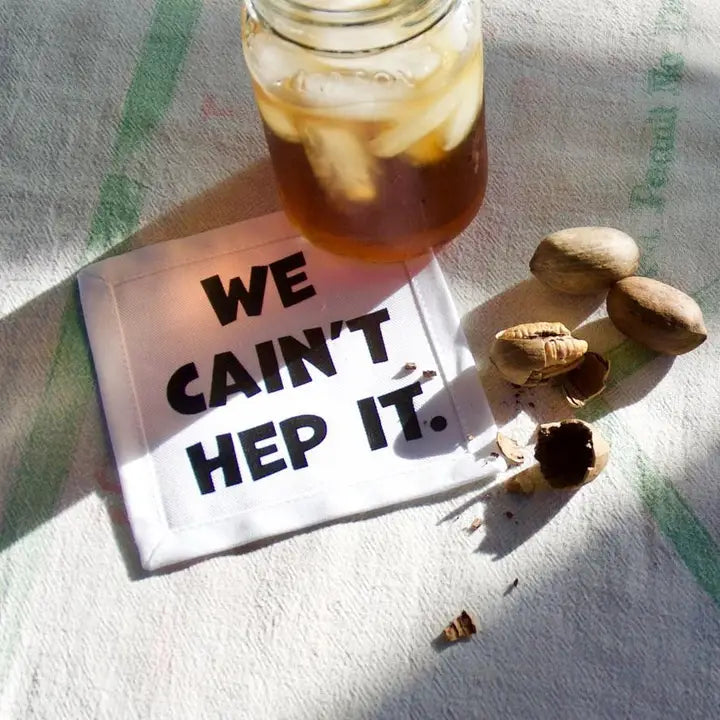 Cotton Coasters with Multiple Funny Classic Southern Sayings
