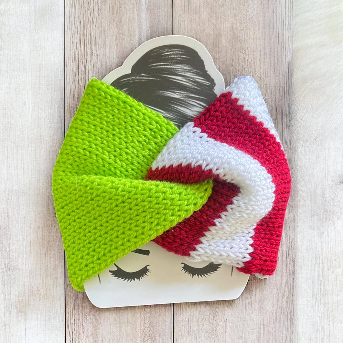 Grinchmas &amp; Christmas Knit Accessories Handmade in USA