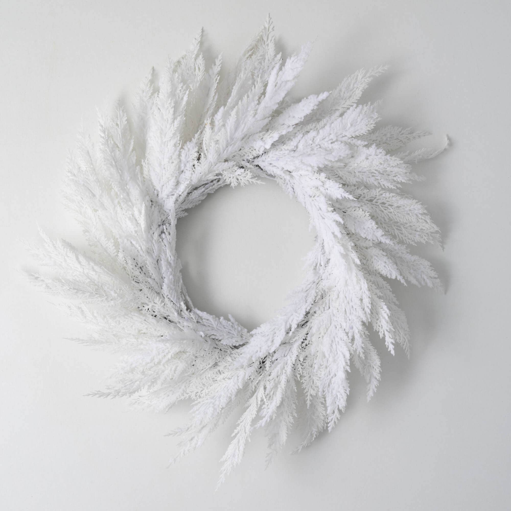 WHITE CYPRESS WREATH