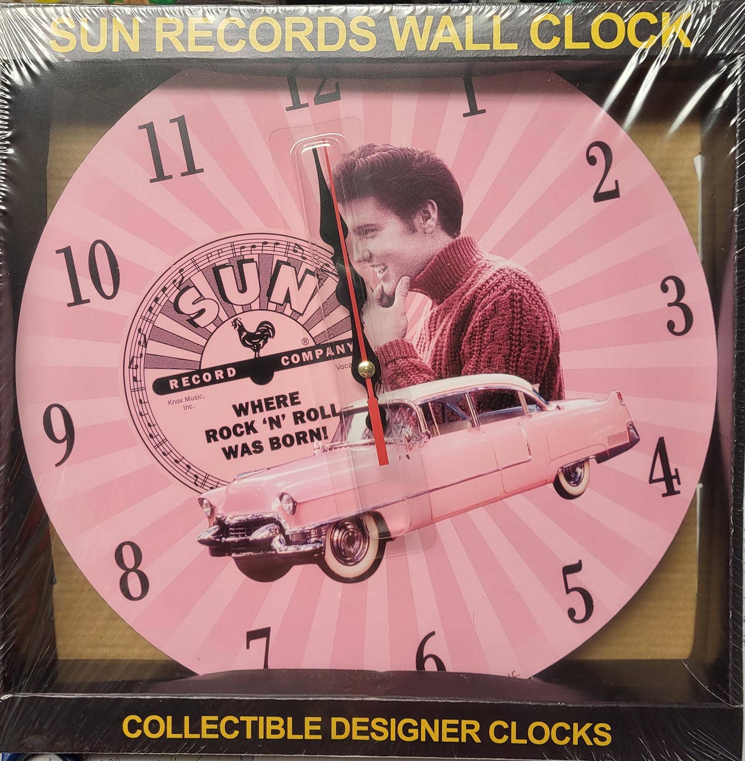 Sun Record Wall Clock