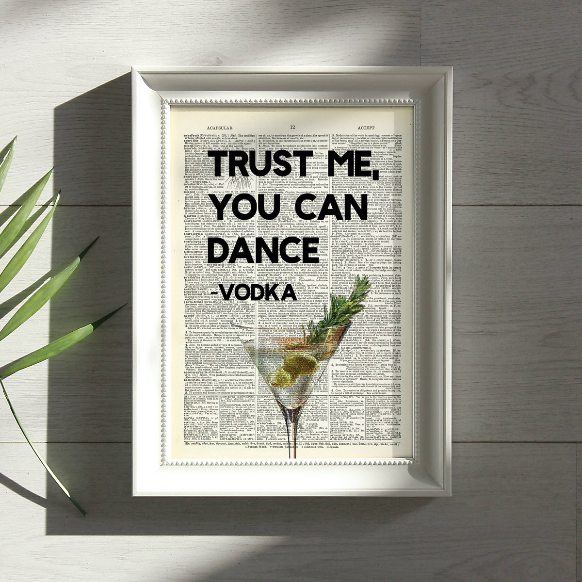 Art Print Dictionary Page | Vintage | Trust Me