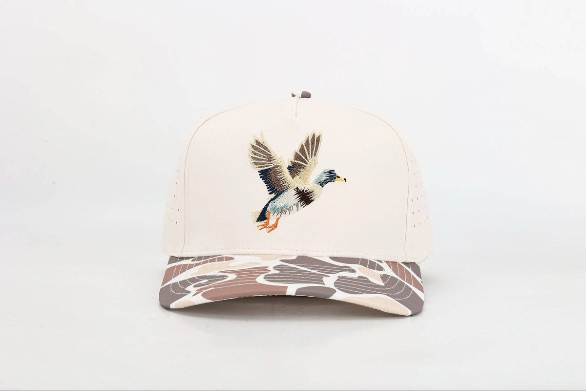 Mallard Duck - Outdoor Embroidered Camo Hat