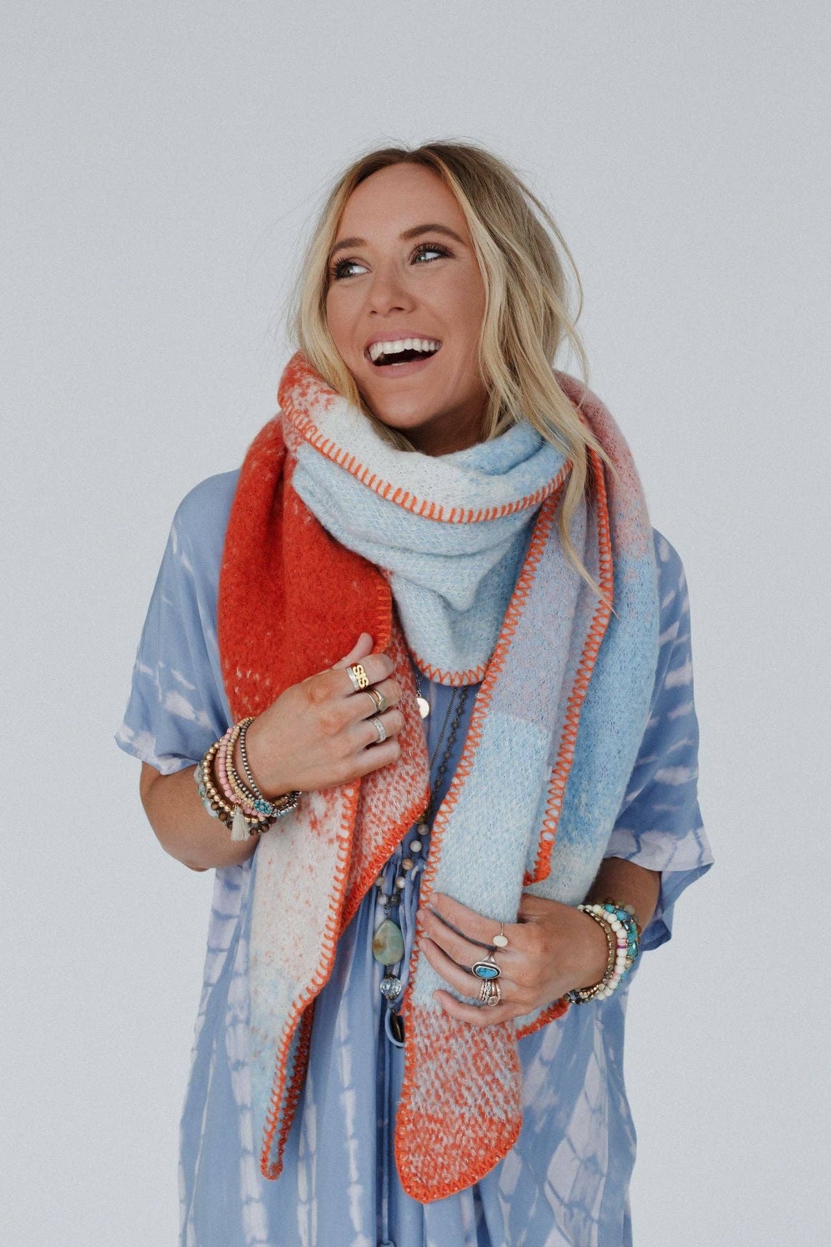 Autumn Days Multi Colored Scarf